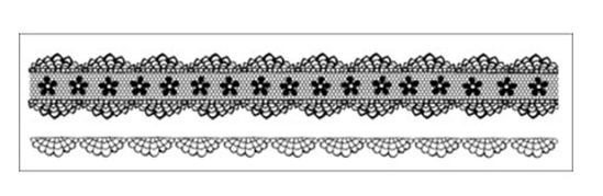 Stamperia Clear Stamp 4x18cm Lace -WTK139