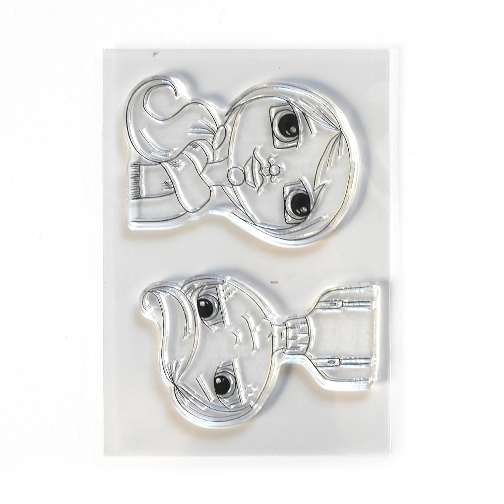 ECD Cute Winter Couple Stamp Set - CS207