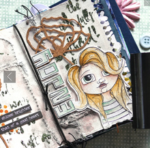 Load image into Gallery viewer, Elizabeth Craft Designs Art Journal Clear A6 Stamp Set - Hip Chicks- CS181
