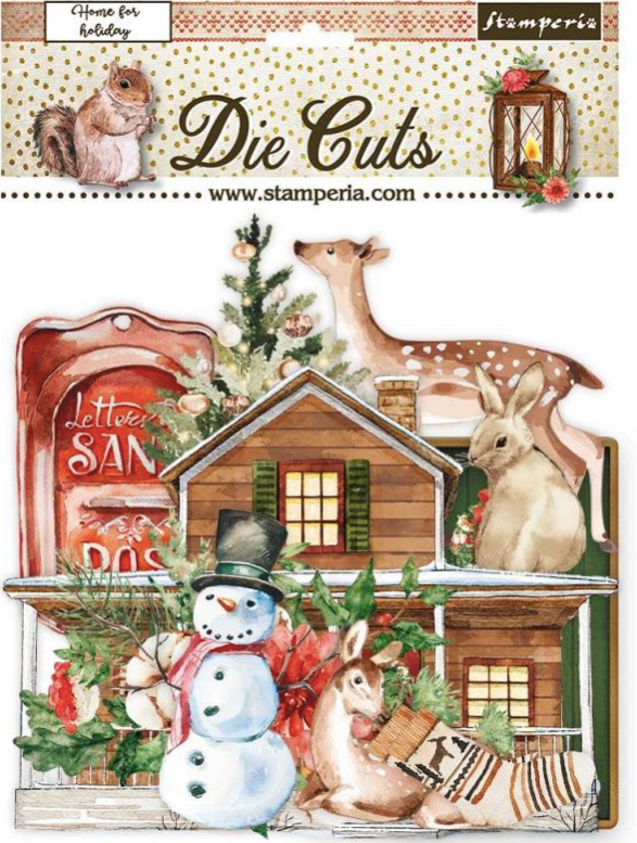 Die Cuts - Home for Holidays- DFLDC62
