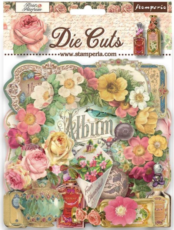 Die Cuts - Rose Parfum- DFLDC70