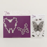 DaliART- Henna Butterflies Stamp & Matching Die – As seen on TV - DaliART
