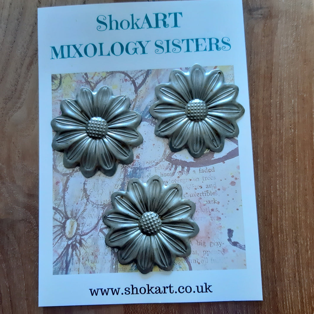 ShokART Metal Embellishments - Large Flowers 1