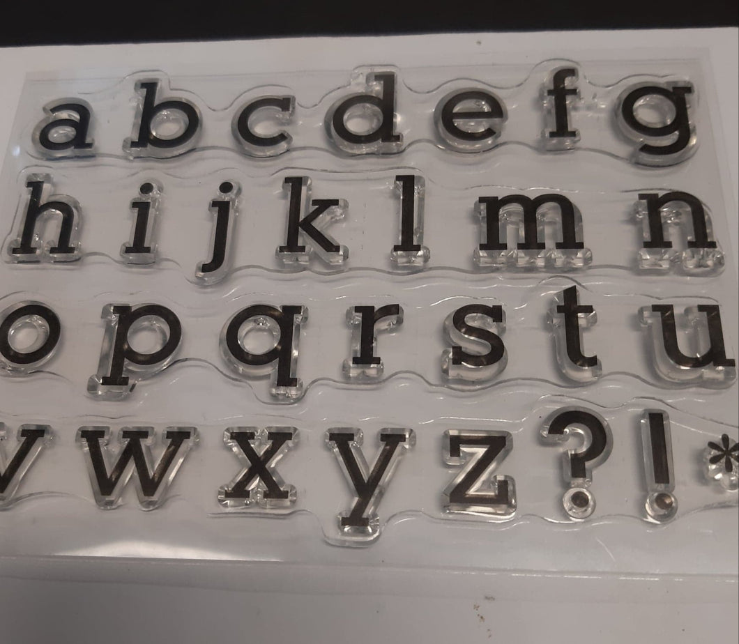 Alphabet Stamp Set - A6