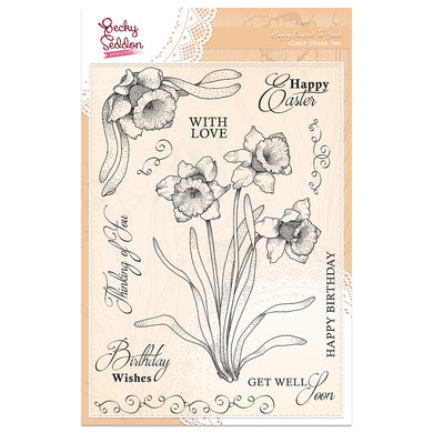 Becky Seddon Designs 'Happy Easter to You' A5 Clear Stamp Set - DaliART