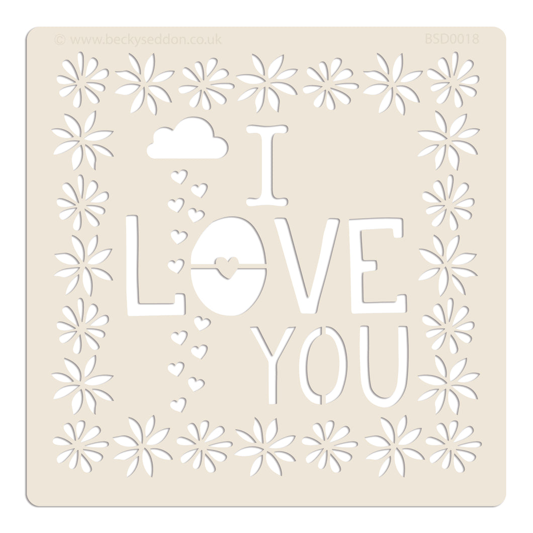 Becky Seddon Designs 'I Love You' 7
