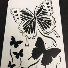 Load image into Gallery viewer, Becky Seddon 7 x 5 Stencil - Magical Monarch - DaliART
