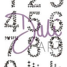 Load image into Gallery viewer, DaliART - Mehndi Numbers within Numbers Stamp - A5 - DaliART
