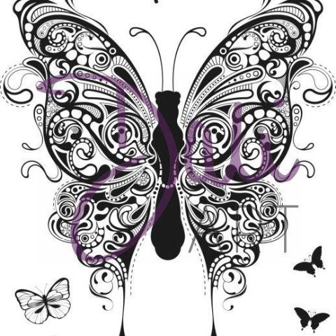 DaliART- Henna Butterflies Stamp – As seen on TV - DaliART