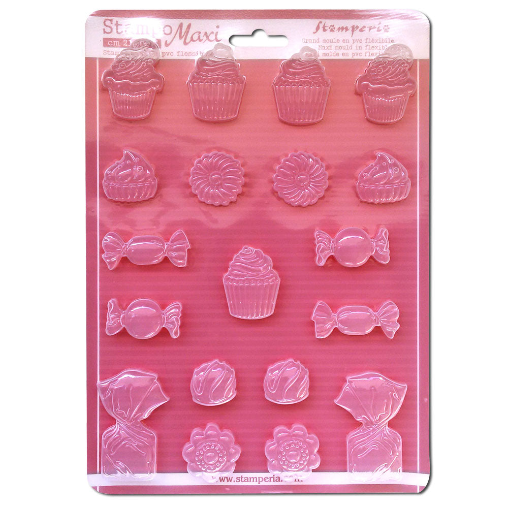 Stamperia A4 Moulds - Cupcakes - K3PTA442