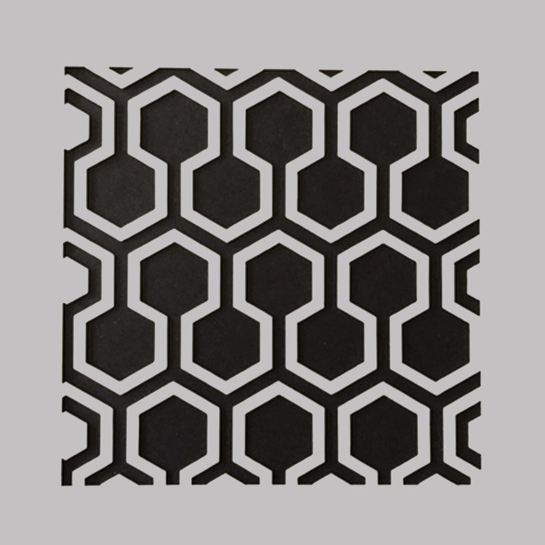 DaliART Stencils - Hexagon Lattice - 5x5