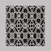 DaliART Stencils - Floral Tile Pattern - 7x7