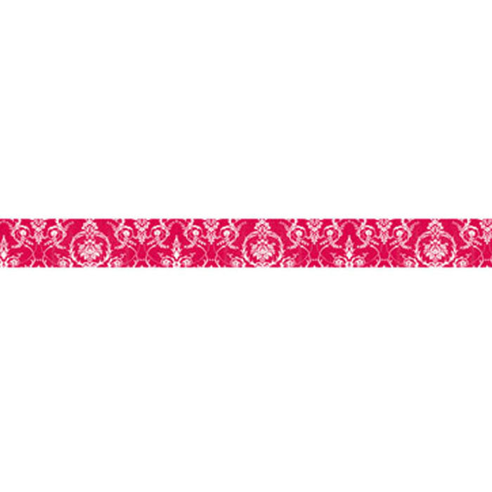 Stamperia Self Adhesive Deco Tape Red Floral - 2cm by 10M