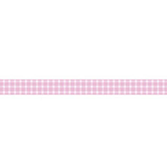 Stamperia Self Adhesive Deco Tape Pink Gingham - 2cm by 10M