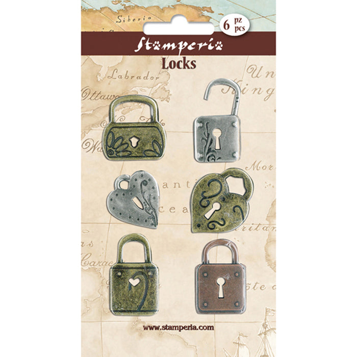 Stamperia Metal Locks Embellishments