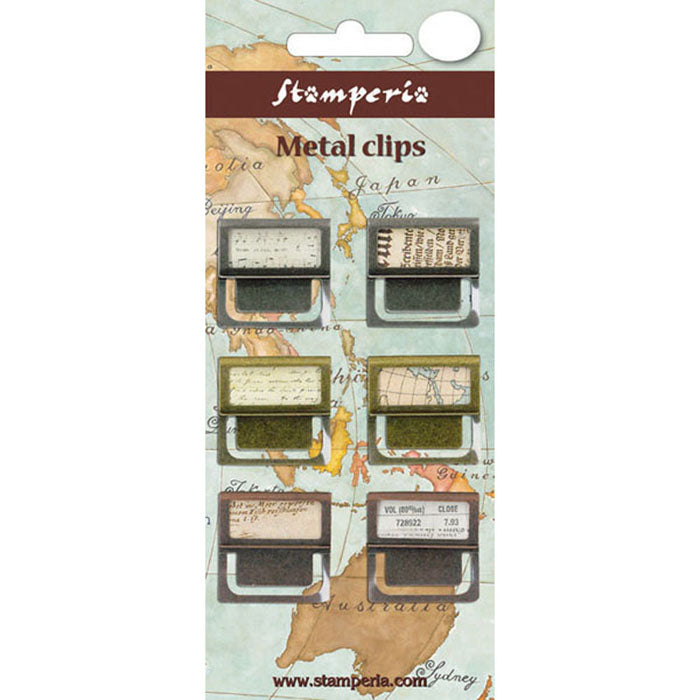 Stamperia Metal Clips Embellishments