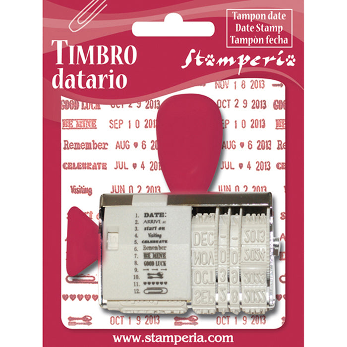 Stamperia Phrase Date Stamp