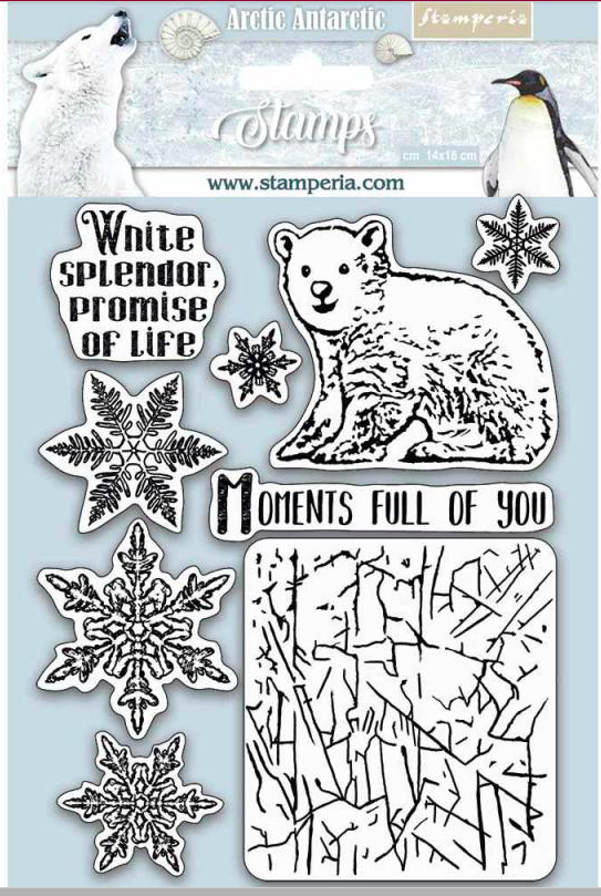 Stamperia HD Natural Rubber Stamp cm.14x18 Moments Full of You - WTKCC179