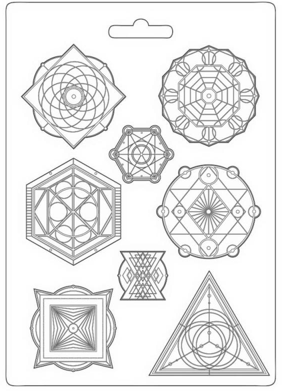 Stamperia A4 Moulds - Alchemy Symbols - K3PTA4525