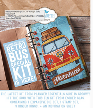 Load image into Gallery viewer, ECD Retro Bus Special Kit- K008 Including Matching Stamps
