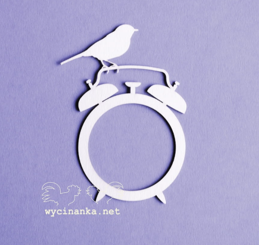 Wycinanka - Bird Clock