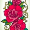 Stamperia  24 x60cm Decoupage Rice Paper - Art Deco Red Roses - DFS274L