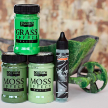 Load image into Gallery viewer, Pentart Moss, Grass Pastes and Velvet Powder Effect
