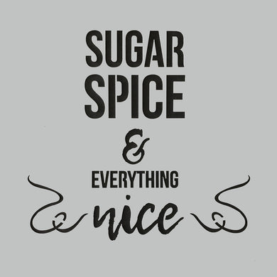 DaliART Stencils - Sugar Spice and Everything Nice - 7x7