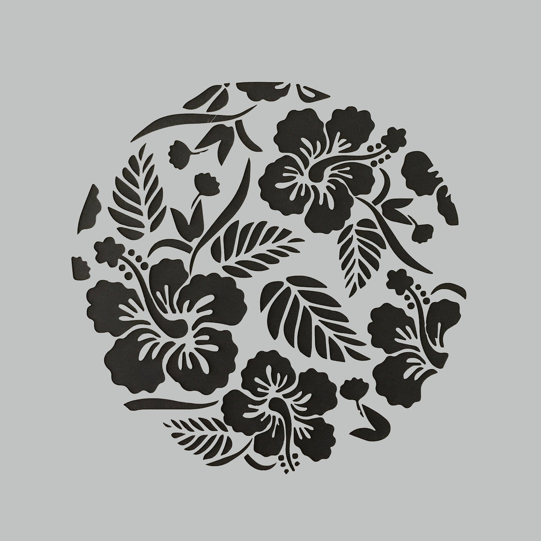 DaliART Stencils - Tropical Flowers - 7x7