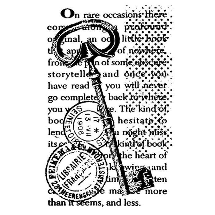Stamperia Natural Rubber Stamps 7 by 11cm - Key WTKCC105