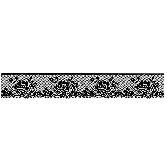 Stamperia Natural Rubber Stamps 4 x18cm -Lace WTKCC27