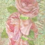 NEW Stamperia A4 Decoupage Rice Paper - Large Roses - DaliART