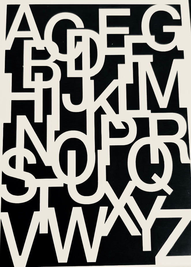 ShokART Block Alphabet Stencil - SS10